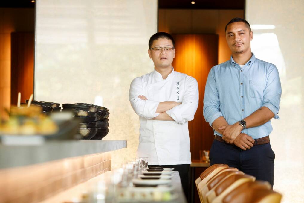 RAKU chef Hao San and general manager Marcellus Heleta.  Photo: Sitthixay Ditthavong