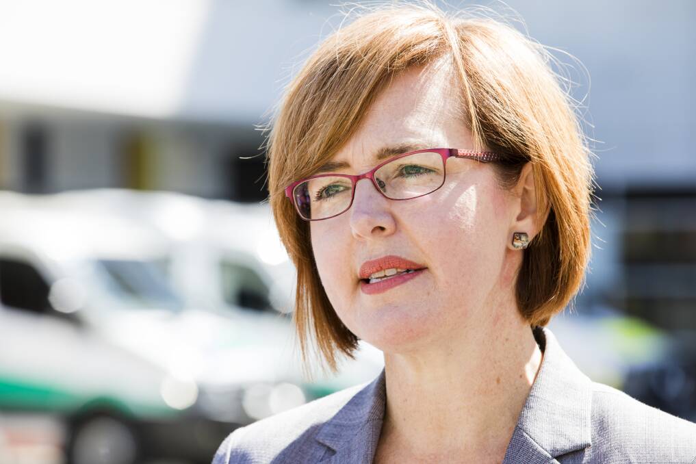 Minister for Health and Wellbeing Meegan Fitzharris has accused the Canberra Liberals of scaremongering over issues at ACT Health. Photo: Jamila Toderas