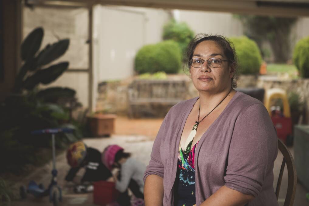 Leann Manunui was one of about five families to move her children kids out of the school this year due to safety concerns. Photo:  Jamila Toderas