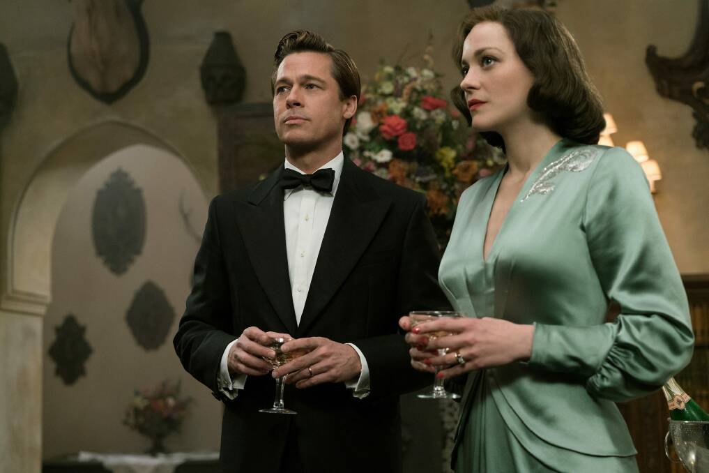 Brad Pitt and Marion Cotillard star in the upcoming film <i>Allied</i>. Photo: Getty Images