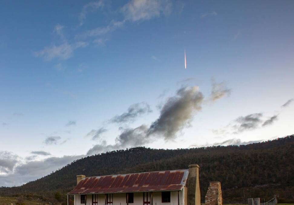 Photographer Ari Rex snapped this meteor hurtling past Earth while taking pictures in Namadgi National Park. Photo: Ari Rex
