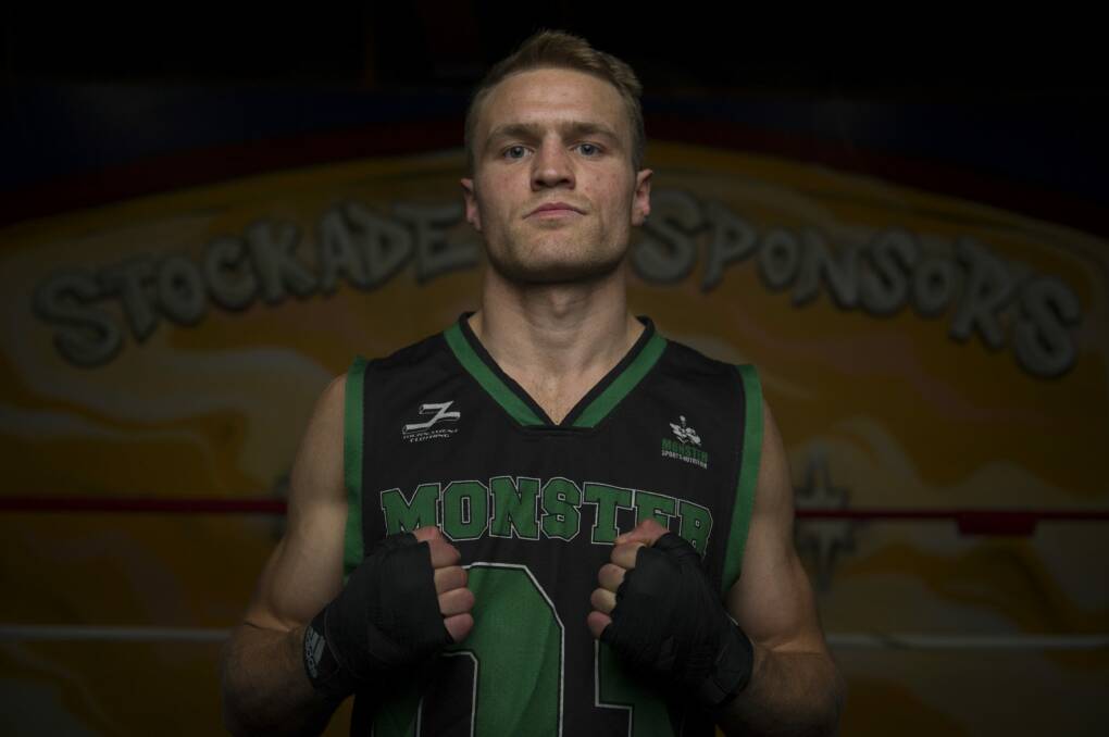 Canberra boxer David Toussaint ready for his fight this Saturday night.