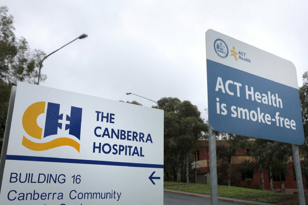 A leaked report claims Canberra Hospital maternity unit patients are at risk. Photo: Jeffrey Chan