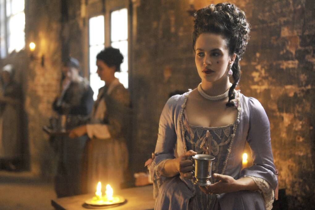 Jessica Brown-Findlay portrays Charlotte Wells, an 18th-century prostitute in Hulu's drama series "Harlots". Photo: Hulu