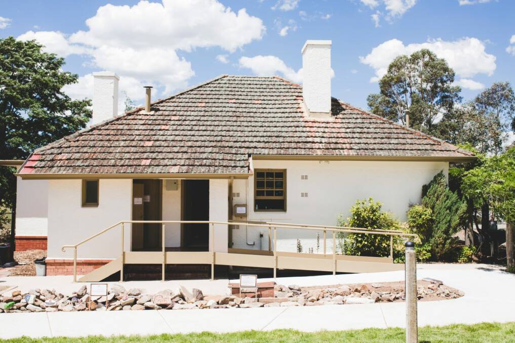 The Stromlo Cottage as it stands now, refurbished by the ACT Government at a cost of $350,000. Photo: Jamila Toderas