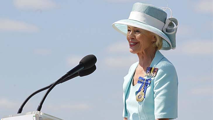 Outgoing Governor-General Quentin Bryce will leave the position in March. Photo: Andrew Meares