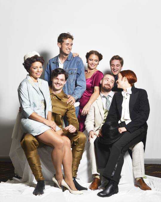The cast of Everyman Theatre's production of <i>Queers</i>. Photo: Eva Schroeder