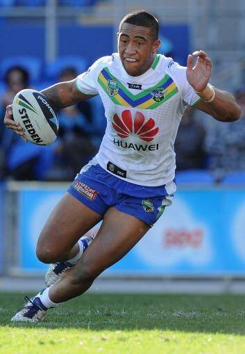 Sami Sauiluma played 15 NRL games in two seasons for the Raiders. Photo: Getty Images
