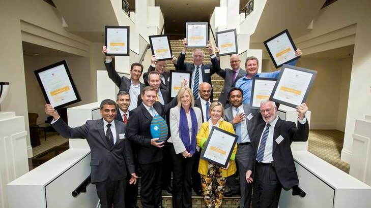 WEALTH OF OPPORTUNITIES: Chief Minister Katy Gallagher, centre, with the export winners. Photo: contributed
