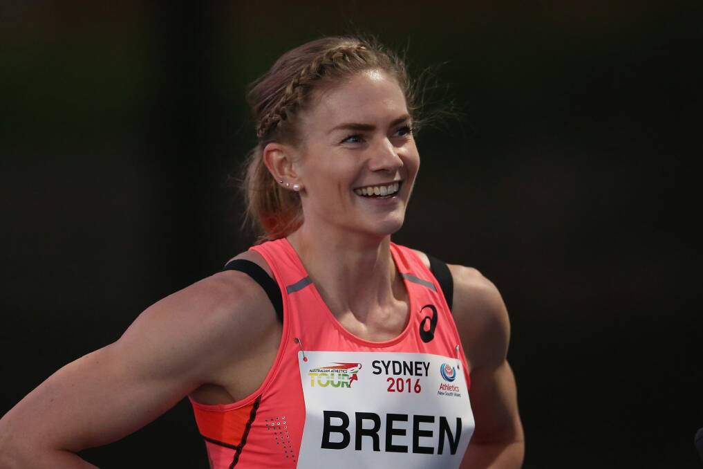 Canberra sprint star Melissa Breen could find herself pitted against Usain Bolt. Photo: Mark Kolbe
