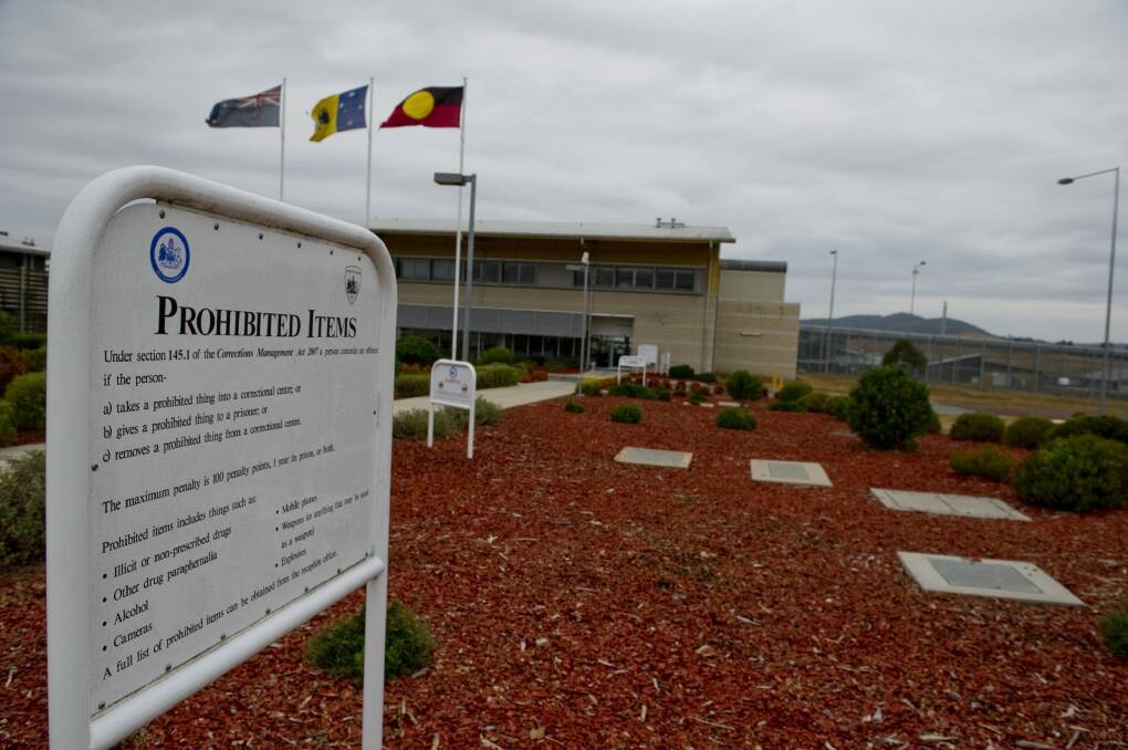 The Alexander Maconochie Centre, where 22 per cent of detainees were Aboriginal or Torres Strait Islander at January 1 this year.  Photo: Jay Cronan