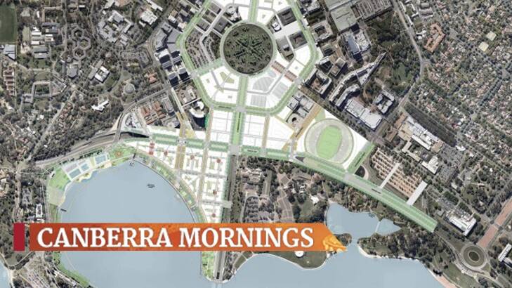 An aerial diagram of the City to the Lake development area. Photo: Supplied