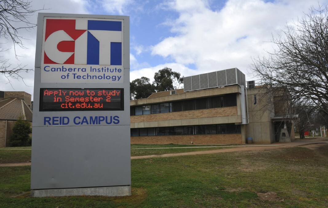 Reports wanted: Canberra Institute of Technology. Photo: Graham Tidy