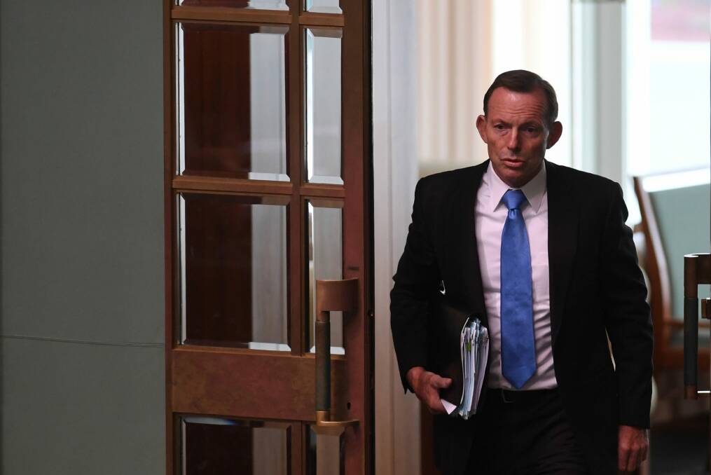 Former Australian prime minister Tony Abbott Photo: AAP
