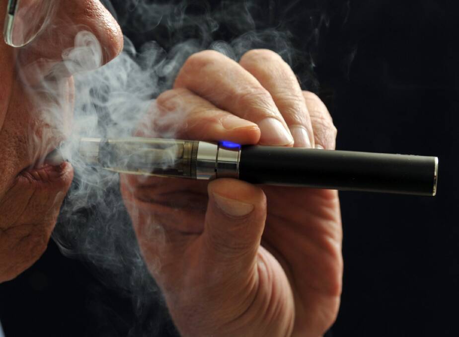 The ACT government wants to restrict the sale and use of e-cigarettes Photo: AP