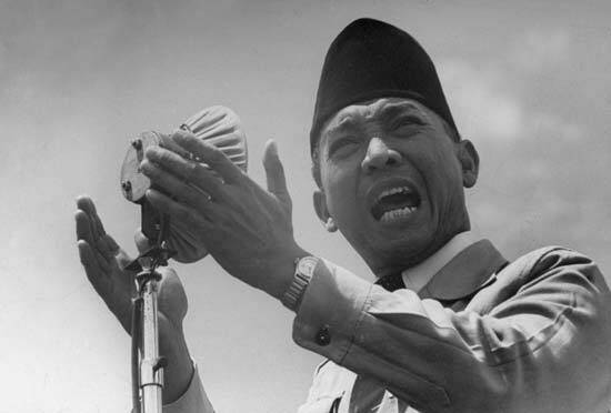 Sukarno,  Indonesia's founding father and first president. Photo: File