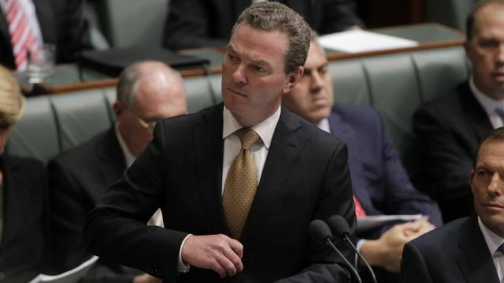 Sparked anger: Christopher Pyne. Photo: Andrew Meares