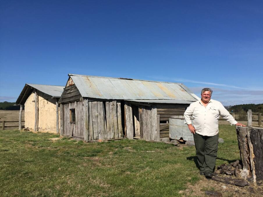 Col Schofield, a senior ranger with the ACT Parks and Conservation Service, at the Glenburn Homestead, on the newly opened Glenburn Heritage Trail.  Photo: Karen Hardy