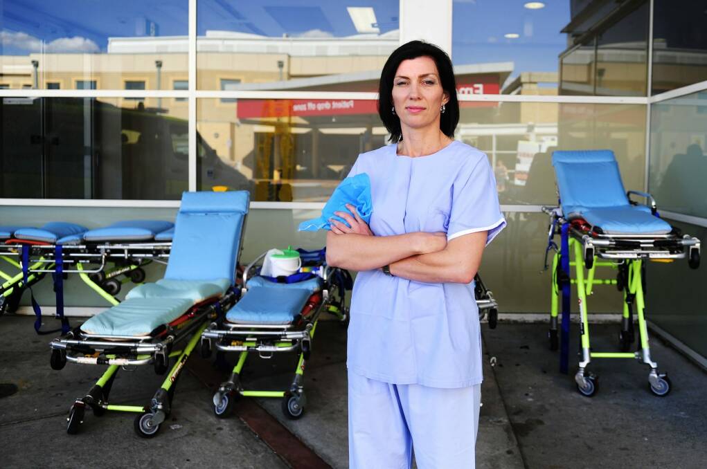 Canberra Hospital trauma surgeon Dr Ailene Fitzgerald says telling a family their loved one can't be revived doesn't get easier with experience.  Photo: Melissa Adams