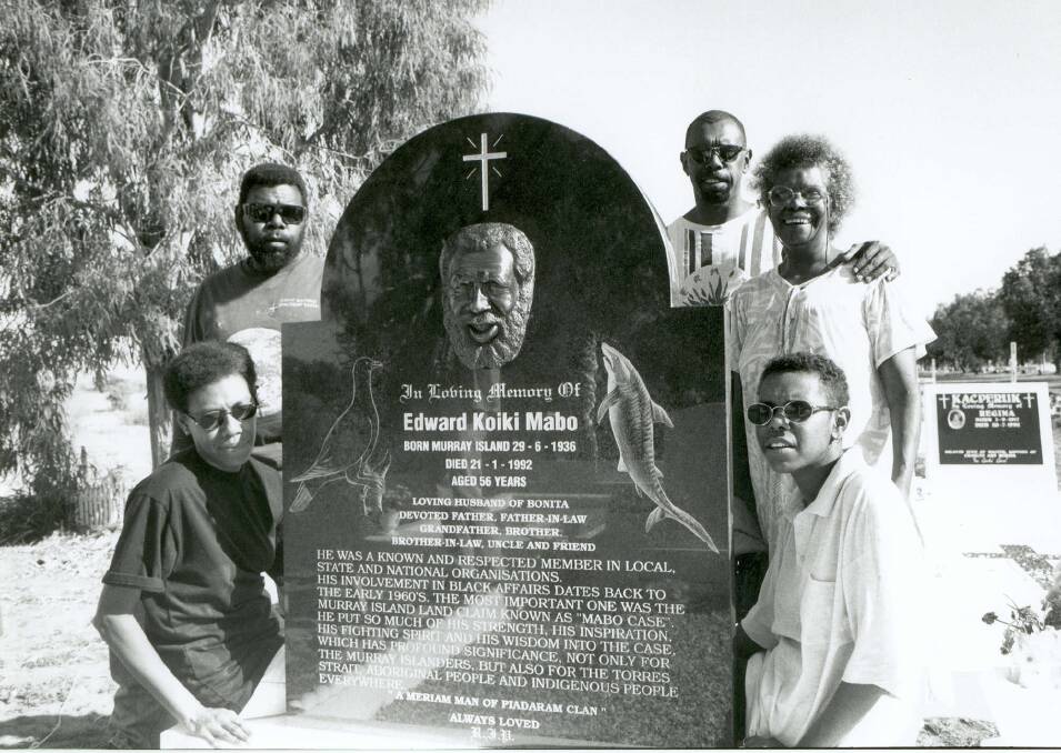 The Mabo family remembers Eddie. Photo: Supplied