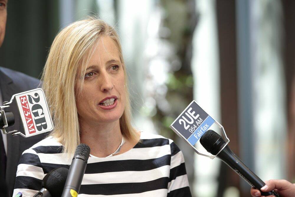 Axe: ACT chief minister Katy Gallagher has cut huge parts of the project. Photo: Jeffrey Chan