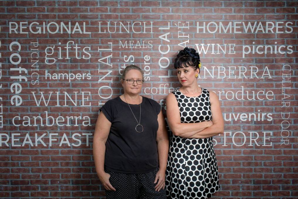 Handmade Canberra creative directors Julie Nichols and Rachel Evagelou have had to walk away from their dream of opening The Local Larder at the Canberra Centre. Photo: Sitthixay Ditthavong