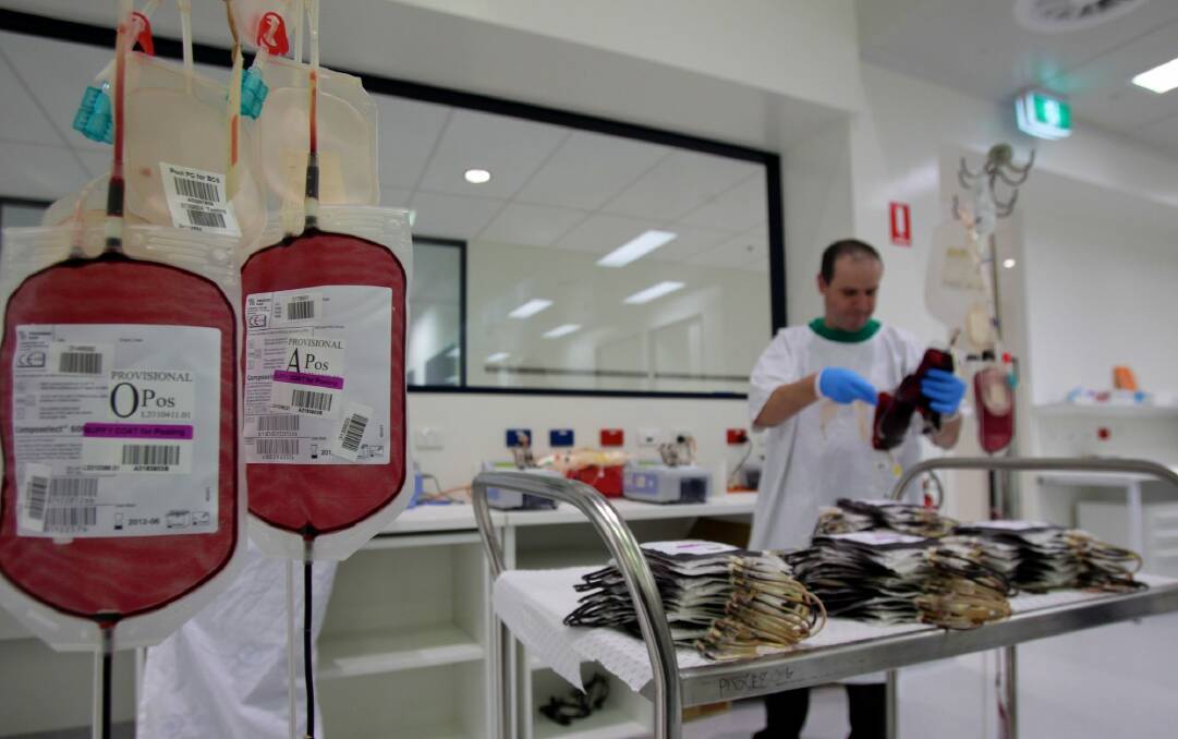 The breach of data comes from the Australian Red Cross Blood Service and dates back to 2010. Photo: Dallas Kilponen