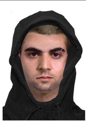 ACT Policing has released a face-fit image of one of two offenders involved in an aggravated robbery in Wanniassa on Sunday, 2 July.  Photo: ACT Policing