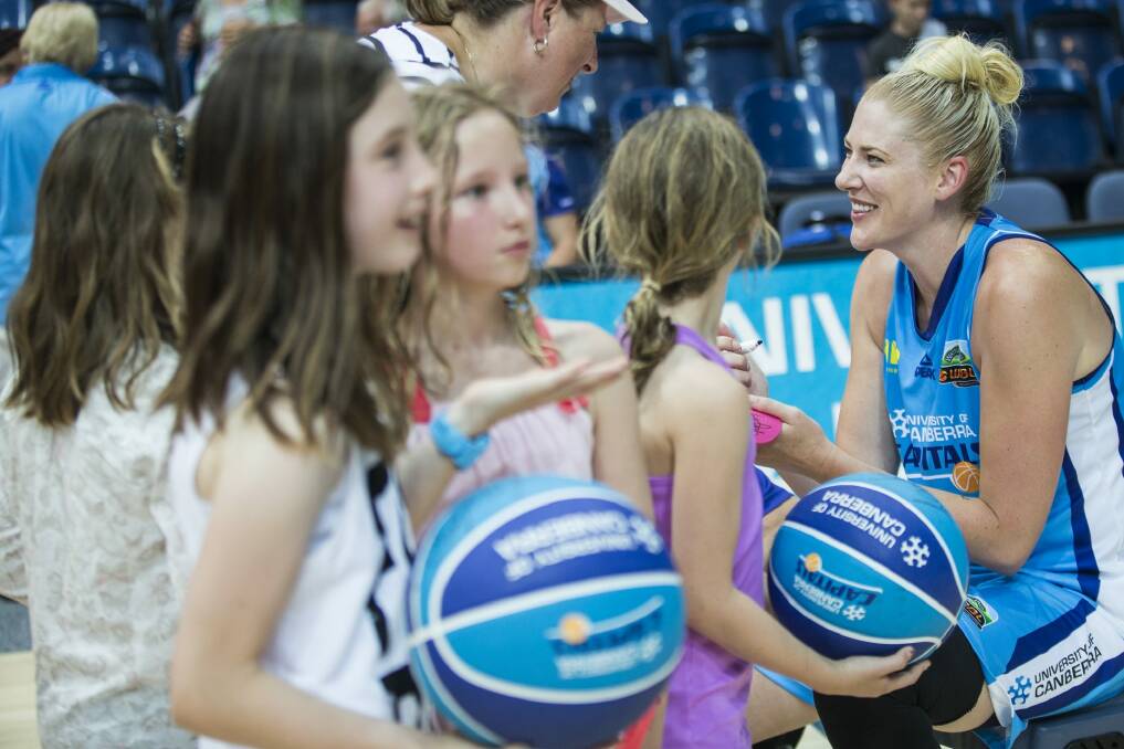 Fitness first: Lauren Jackson wants to make it to Rio, but also wants to be able to play one-on-one with her future children. Photo: Matt Bedford 