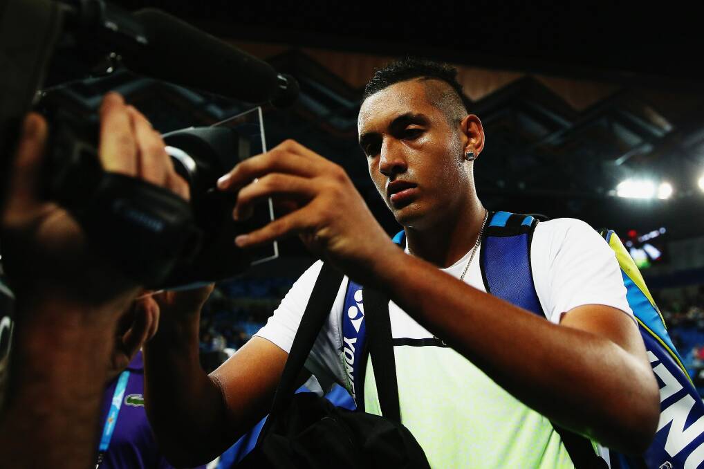 Nick Kyrgios has the weight of expectation on him for the Australian Open. Photo: Getty Images