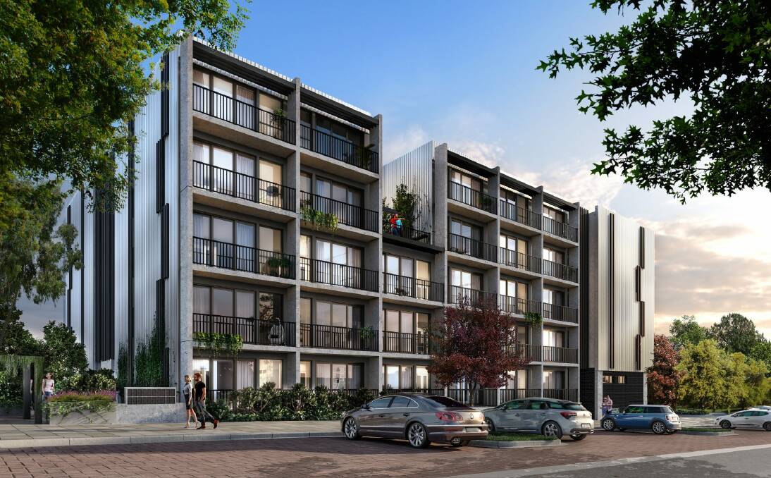 An artist's impression of the Powerhouse apartments planned for Kingston, now before the planning directorate. Photo: Supplied