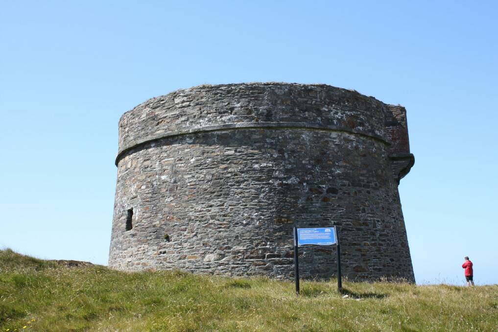 A Martello tower stands guard at Bere Island, Ireland. Photo: act\ian.warden