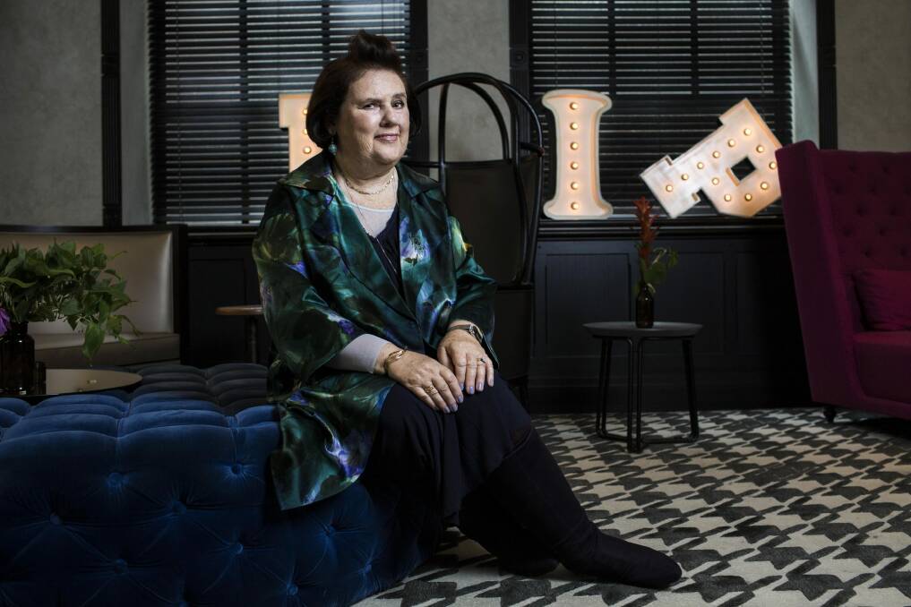 <i>Vogue</i> international editor Suzy Menkes, speaking to Fairfax Media the QT Hotel in Sydney, sees Australia as the home of swimwear. Photo: Dominic Lorrimer
