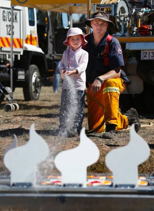 The ACT Rural Fire Service will be having an open day on Sunday. Photo: Jeffrey Chan 
