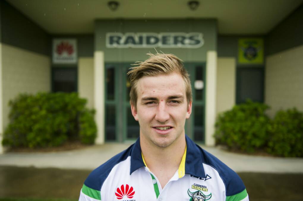 Lachlan Croker could make his first-grade debut for the Canberra Raiders next week. Photo: Rohan Thomson 