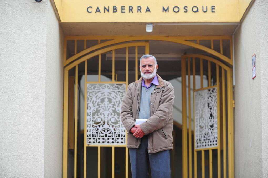Abdul Hakim, the president of the Islamic Society of Canberra. Photo: Katherine Griffiths