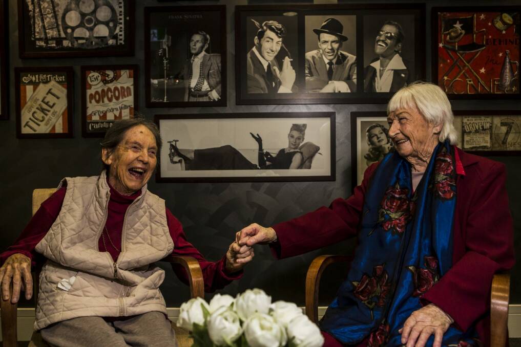 New residents Nancy Vane and Lorna Glasson, both 87.  Photo: Jamila Toderas
