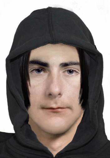 A facefit of one of the offenders involved in an aggravated robbery in Ngunnawal on Friday June 21. Photo: ACT Policing