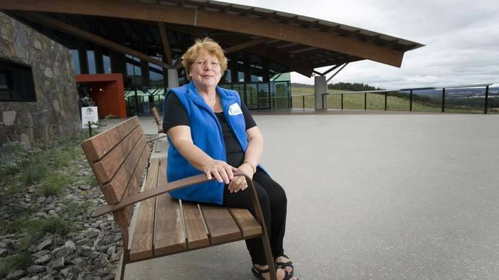 Chair of Friends of the National Arboretum and active tour guide and volunteer Jocelyn Plovits prepares for the arboretum's first birthday celebrations. Photo: Elesa Kurtz