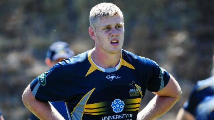 Brumbies rookie Tom Staniforth is raring to go for his Super Rugby debut. Photo: Katherine Griffiths