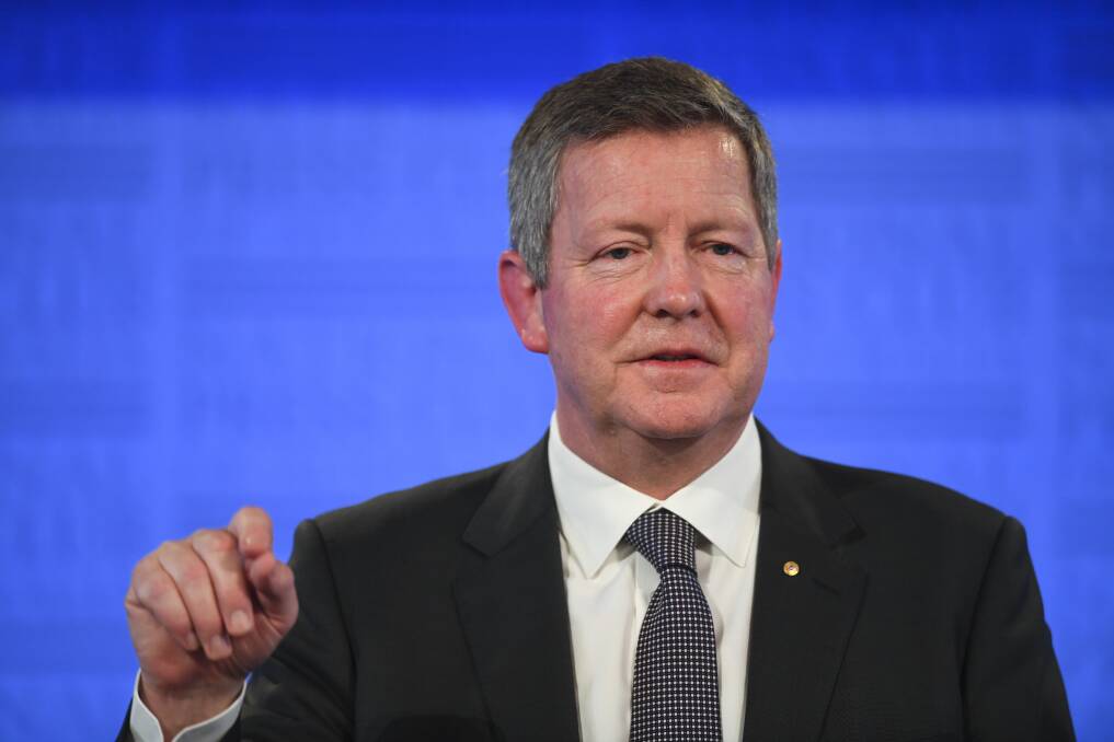 Australian Olympic Committee CEO Matt Carroll addressed the National Press Club in Canberra on Wednesday. Photo: AAP