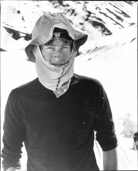 Tim Macartney-Snape. on top of Dunagiri. May 18, 1978. Photo: Fairfax Media