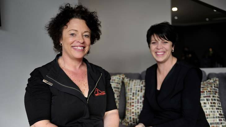 Jo Carpenter and Debbie Deotto of Jaggez Hair Studio in Cooma. Photo: Jay Cronan