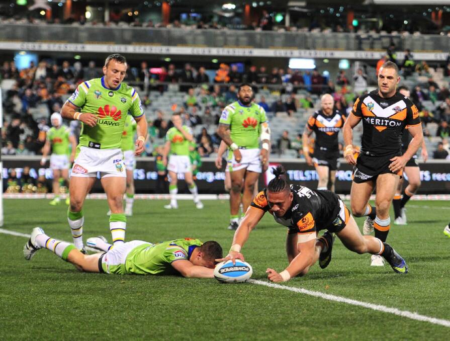 The Raiders have won just two of their 10 games at Canberra Stadium this year. Photo: Melissa Adams