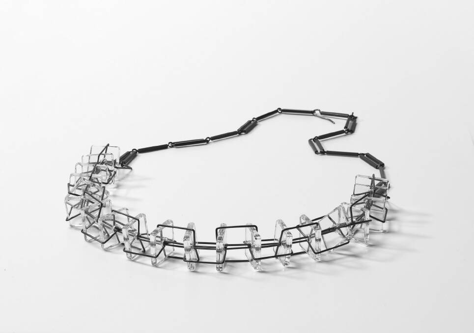 Blanche Tilden 
Palais, necklace 2010 in Bodywork exhibition at Craft ACT
 National Gallery of Australia, Canberra
Gift of Sandy and Phillip Benjamin, 2010 Photo: supplied