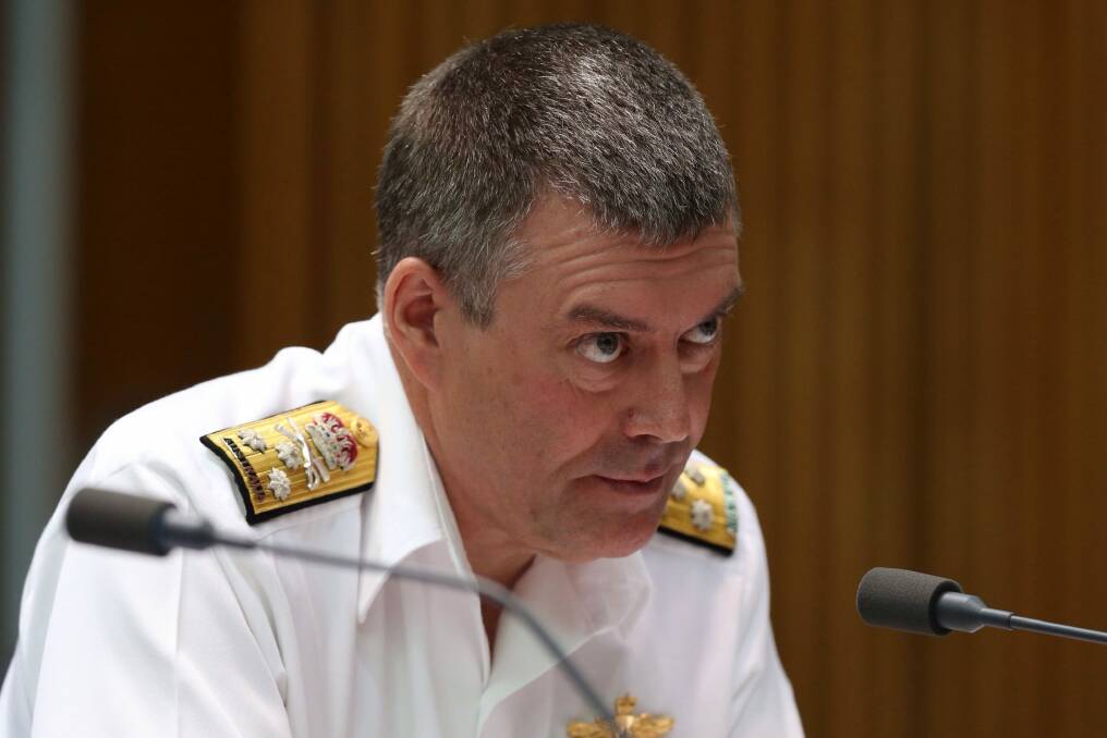 Vice-Chief of the Defence Force Vice-Admiral Ray Griggs.  Photo: Andrew Meares