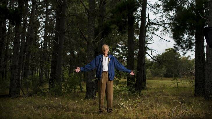 Yarralumla resident Dr Alan Cowan is part of a campaign hoping to stop the development of embassies in Stirling Park. Photo: Rohan Thomson