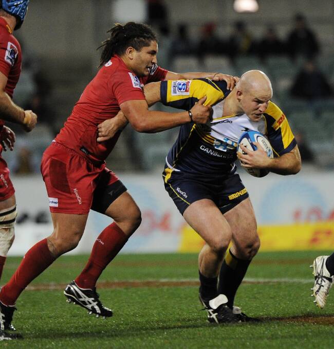 The Brumbies will take on the Reds at Canberra Stadium.  Photo: Colleen Petch 