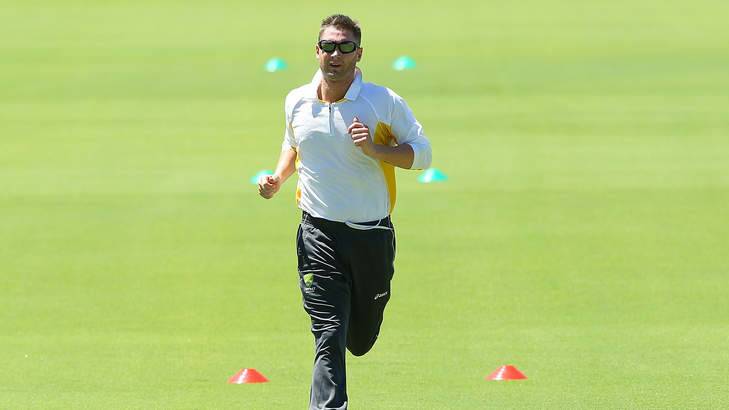 Michael Clarke trains this week. Photo: Getty Images