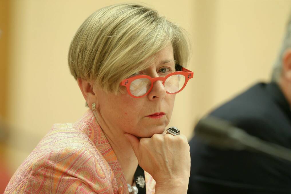 Department Secretary Jane Halton may join her workforce and shell out cash for parking. Photo: Alex Ellinghausen 